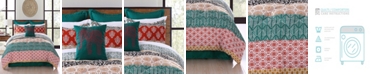 Lush Decor Bohemian Stripe 7-Pc. King Comforter Set